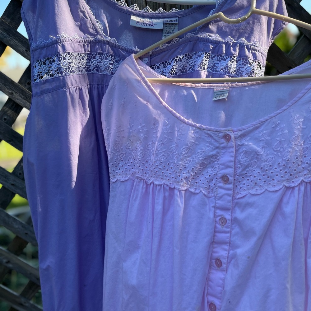 4 X Cotton gowns